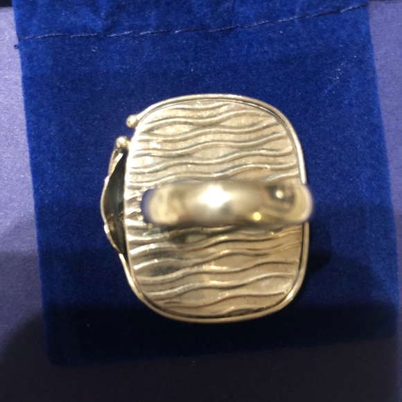 Stunning size 8 sterling silver turquoise ring - Picture 6 of 6